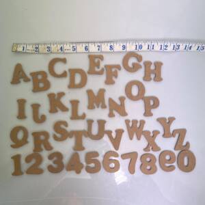 A-Z & 1-10 MDF Sets top quality