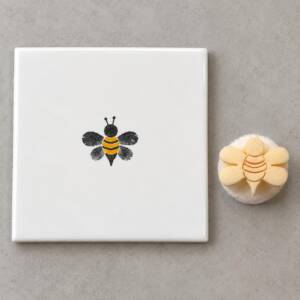 Small Bee (code 33) - Sponge Its Laser cut sponge designed by Rachel Byass