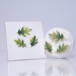 Medium Oak Leaves x 3 (Code 87) - Sponge Its laser cut sponge designed by Rachel Byass