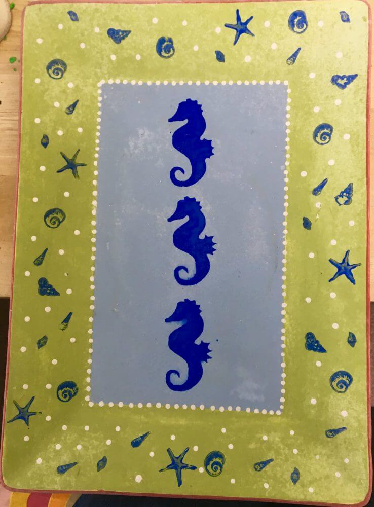 Small Seahorse (code 94) - Sponge Its Laser cut sponge designed by Rachel Byass - Image 2