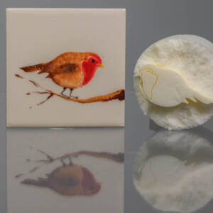 Large Robin (code 161) - Sponge Its Laser cut sponge designed by Rachel Byass