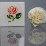 Medium Rose (Code 69) - Sponge Its Laser cut sponge designed by Rachel Byass –