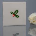 Small Holly Leaves X 3 (code 6) - Sponge Its Laser cut sponge designed by Rachel Byass