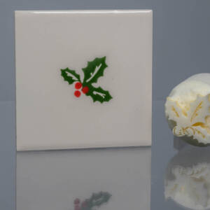 Small Holly Leaves X 3 (code 6) - Sponge Its Laser cut sponge designed by Rachel Byass