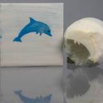 Medium Dolphin (code 90) - Sponge Its Laser cut sponge designed by Rachel Byass