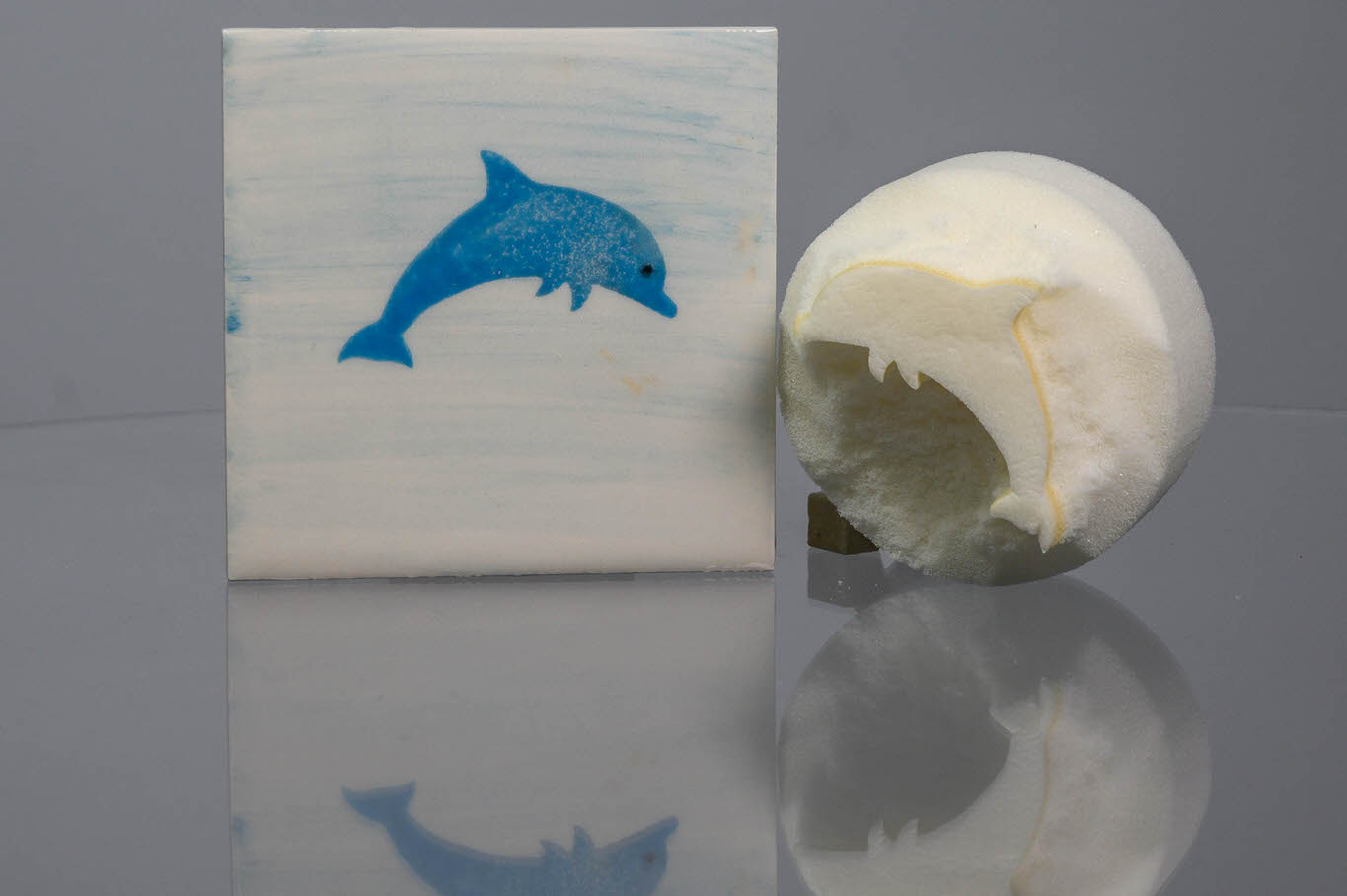 Medium Dolphin (code 90) - Sponge Its Laser cut sponge designed by Rachel Byass