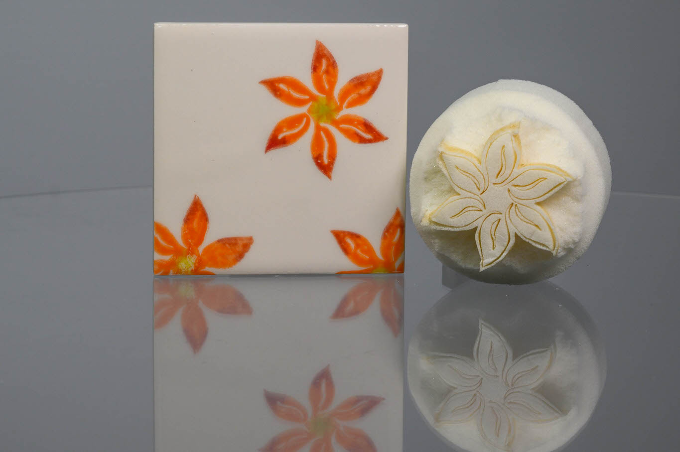 Medium Poinsettia (code 16) - Sponge Its Laser cut sponge designed by Rachel Byass