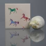 Small Unicorn (code 48)Sponge Its Laser cut sponges designed by Rachel Byass