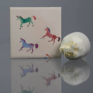 Small Unicorn (code 48)Sponge Its Laser cut sponges designed by Rachel Byass