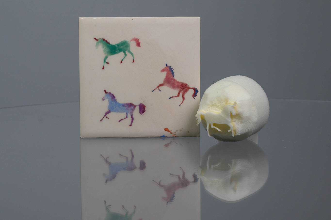 Small Unicorn (code 48)Sponge Its Laser cut sponges designed by Rachel Byass