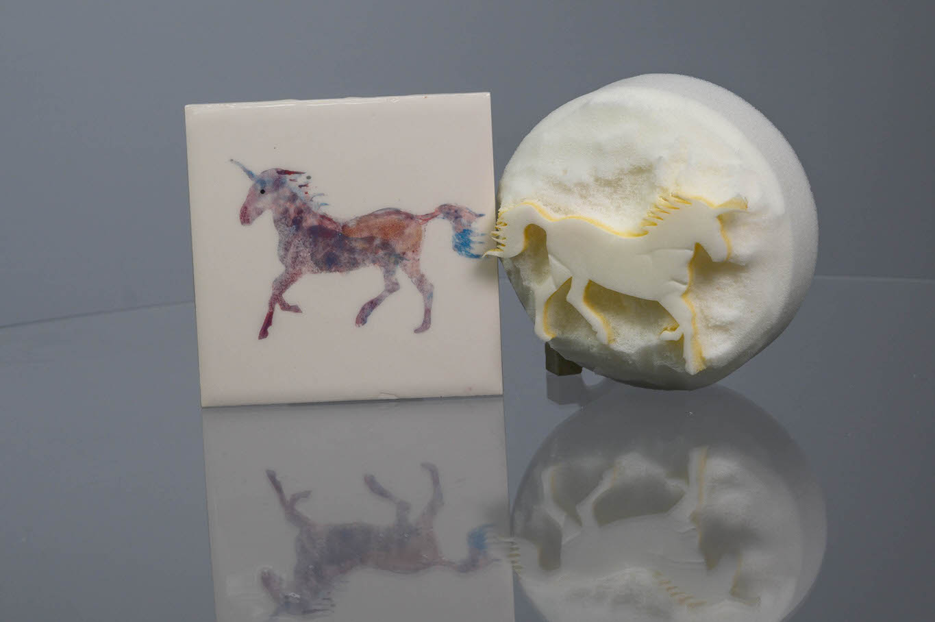 Large Unicorn (code 46) -Sponge Its Laser cut sponge designed by Rachel Byass