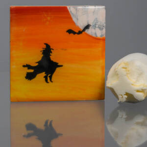 Medium witch (code 29) - Sponge Its Laser cut sponge designed by Rachel Byass