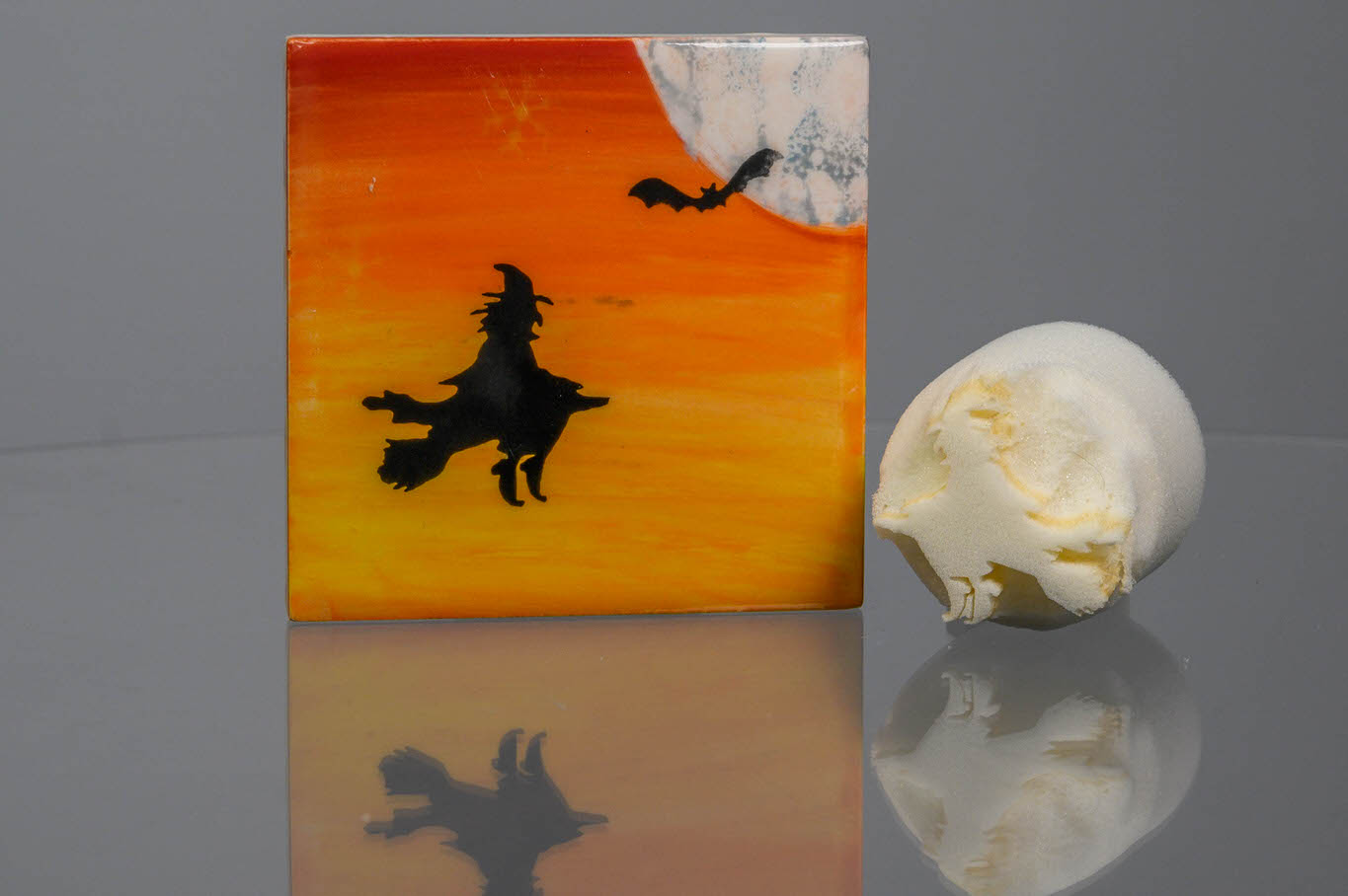 Small witch (code 30) - Sponge Its Laser cut sponge designed by Rachel Byass