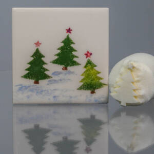 Medium Christmas Tree (code 3) - Sponge Its Laser cut sponge designed by Rachel Byass