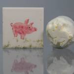 Medium Pig Sponge Its Laser cut sponge designed by Rachel Byass -  (code  43)