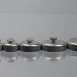 Brass rose cutter set of 5 spring loaded Kemper K50