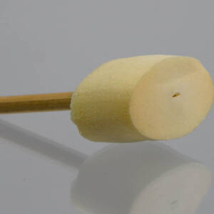 High density laser cut sponge on a stick small round (Code SOAS R 2)