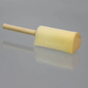 High density laser cut sponge on a stick ROUND (Code SOAS R 4)