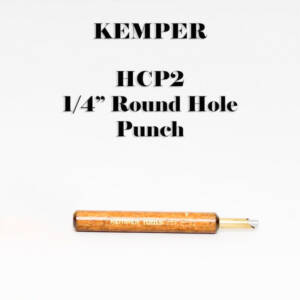 Brass round hole punch 1/4 diameter Kemper HCP2