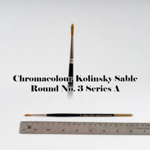 Chromacolour Kolinsky Sable Round No.3 Series 1A