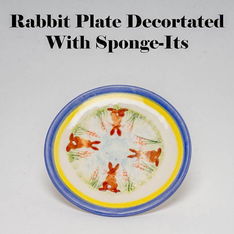 Small Rabbit (code 42) - Sponge Its Laser cut sponge designed by Rachel Byass - Image 3
