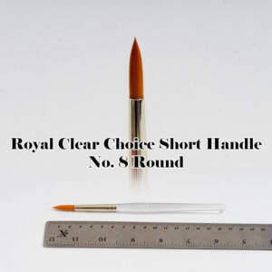 Royal Clear Choice Short handle Round No.8 RCC5250-8