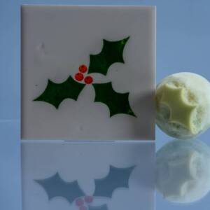 Small Holly Leaf Single (code 5) - Sponge Its Laser cut sponge designed by Rachel Byass