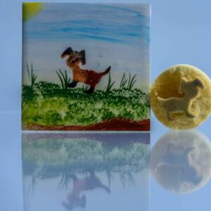 Small Dog Small (code 39) - Sponge Its Laser cut sponge designed by Rachel Byass