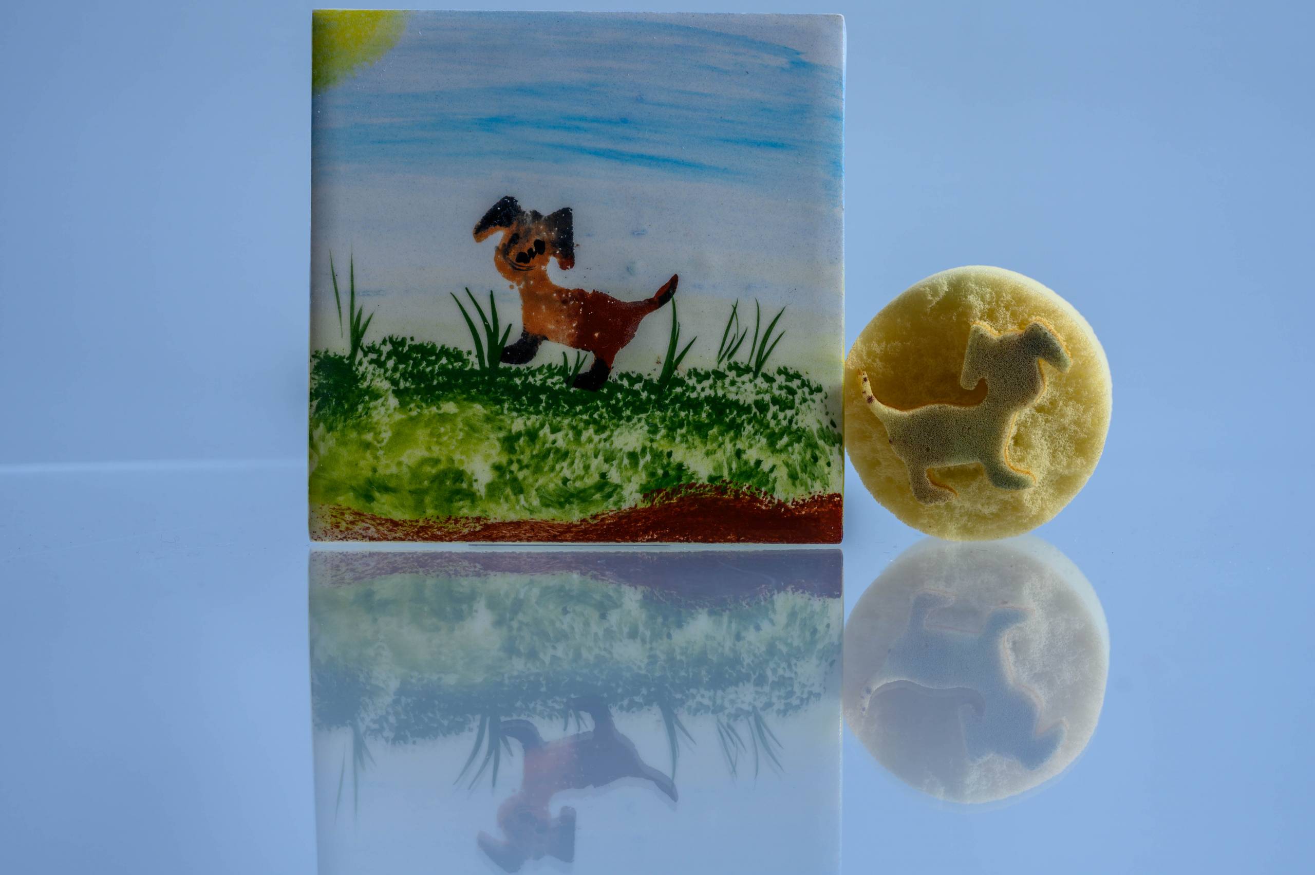 Small Dog Small (code 39) - Sponge Its Laser cut sponge designed by Rachel Byass
