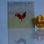 SmallHen (code 40) - Sponge Its Laser cut sponge designed by Rachel Byass