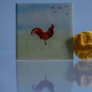 SmallHen (code 40) - Sponge Its Laser cut sponge designed by Rachel Byass