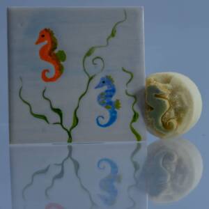 Small Seahorse (code 94) - Sponge Its Laser cut sponge designed by Rachel Byass