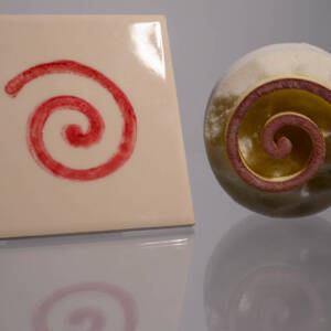 Medium Spiral (code 97) - Sponge Its Laser cut sponge designed by Rachel Byass
