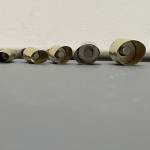 Brass Oval clay cutter set of 5 sprung loaded handle Kemper PCSO