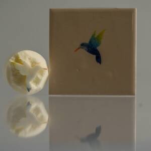 Small Humming Bird (code 74) - Sponge Its Laser cut sponge designed by Rachel Byass