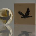 Medium Dove (code 72) - Sponge Its Laser cut sponge designed by Rachel Byass