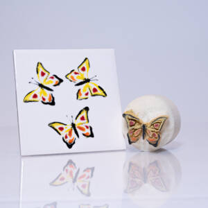 Small detailed butterfly (code 34) - Sponge Its Laser cut sponge designed by Rachel Byass