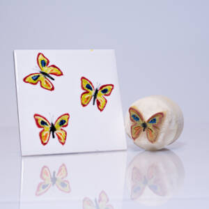 Small simple Butterfly (code 35) - Sponge Its Laser cut sponge designed by Rachel Byass