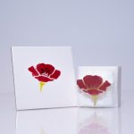 Medium Poppy (code 61) - Sponge Its Laser cut sponge designed by Rachel Byass
