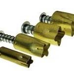 Brass Flower cutters set of 4 spring loaded handle Kemper PCSL
