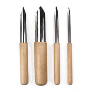 Set of four hole makers