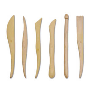 Rset-pot7 6" wooden sculpting tools