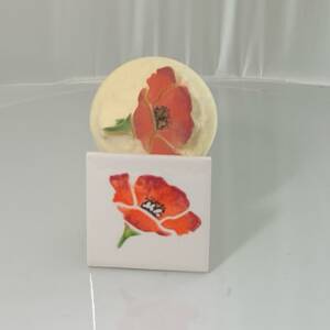 Large sponge with Giant Poppy (Code 68) - Sponge Its Laser Cut High Density Sponge Designed by Rachel Byass