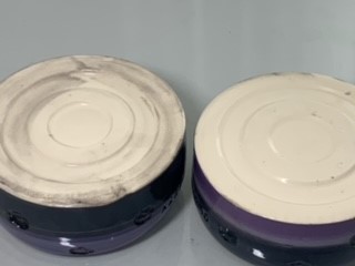 Hand thrown stoneware pet bowls - Image 4