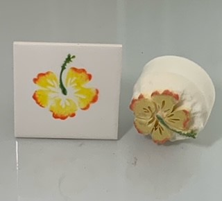 Medium Hibiscus (code 67) - Sponge Its Laser cut sponges designed by Rachel Byass