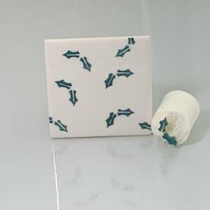Tiny Holly Leaves x 2  (code 125) - Sponge Its Laser cut sponge designed by Rachel Byass