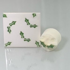 Small Holly Leaves x 2  (Code 117) - Sponge Its Laser Cut High Density Sponge Designed by Rachel Byass