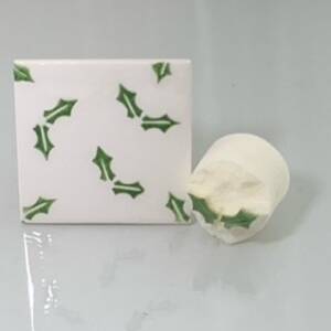 Small Holly Leaves x 2  (Code 117) - Sponge Its Laser Cut High Density Sponge Designed by Rachel Byass