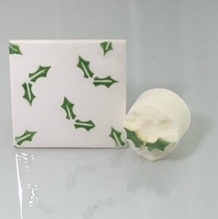 Small Holly Leaves x 2 (Code 117) - Sponge Its Laser Cut High Density Sponge Designed by Rachel Byass