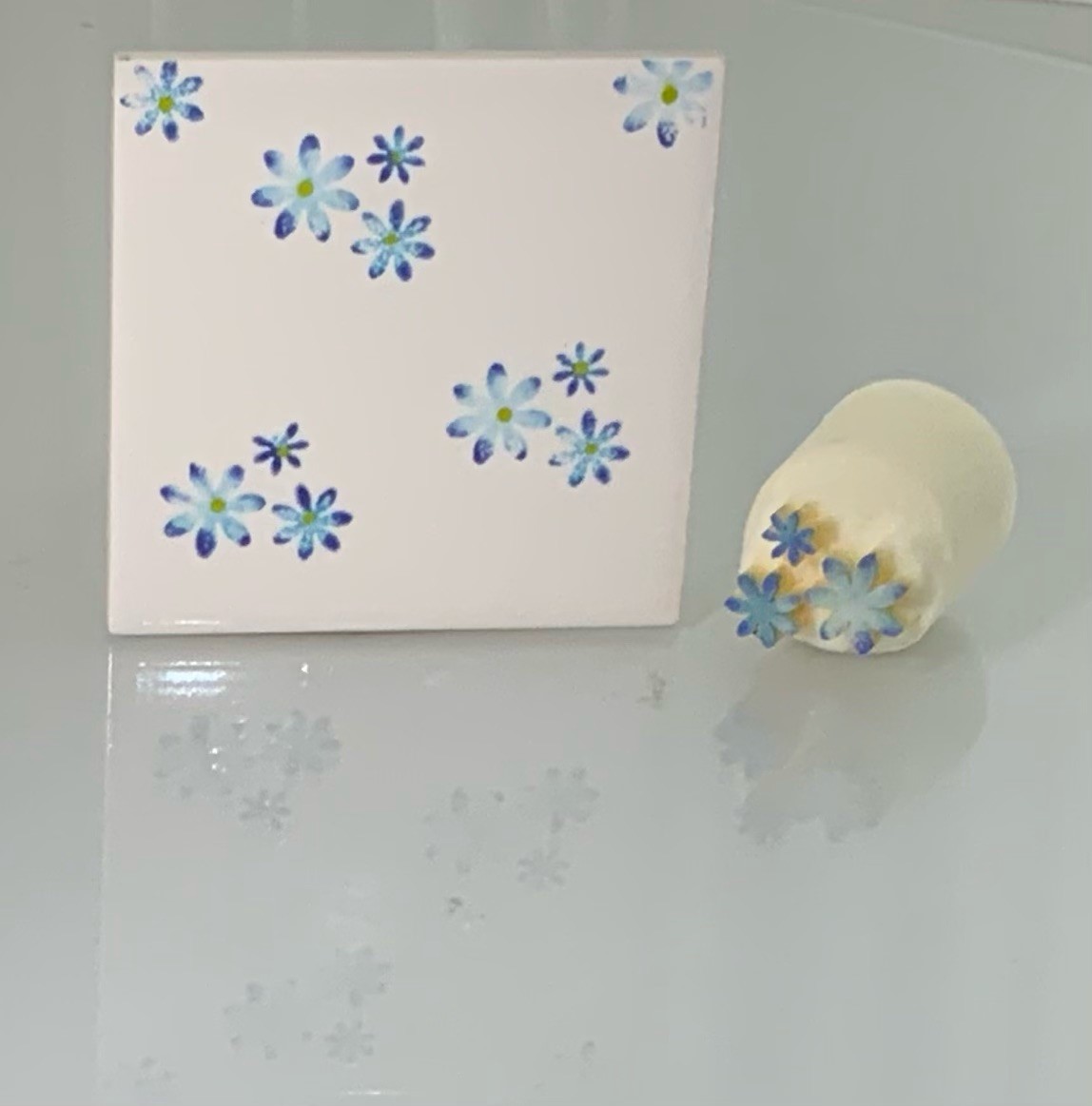 Small Forget Me Nots X 3 (Code 121) - Sponge Its Laser Cut High Density Sponge designed by Rachel Byass